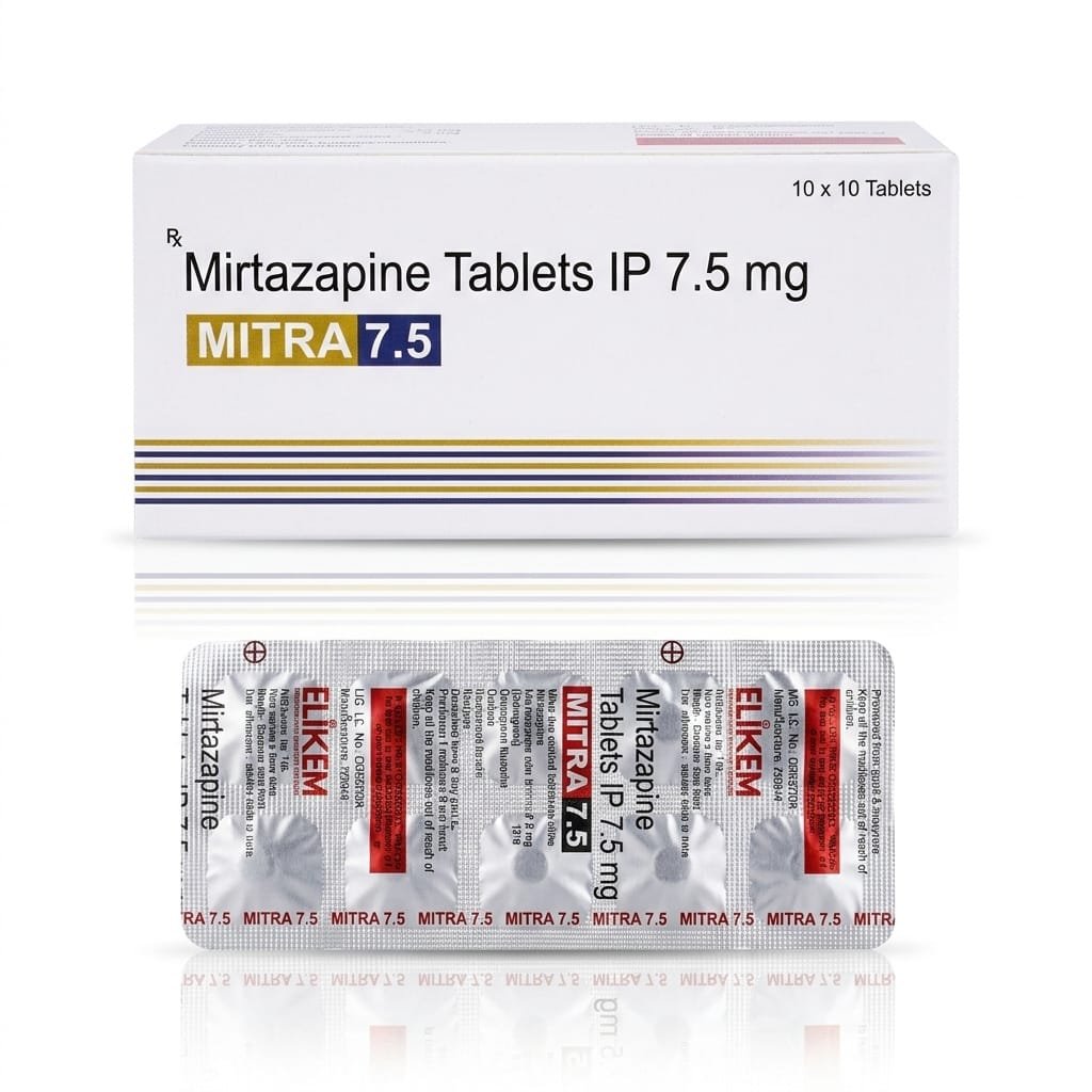 Mirtazipine 7.5mg - 30tb - Elikem Healthcare