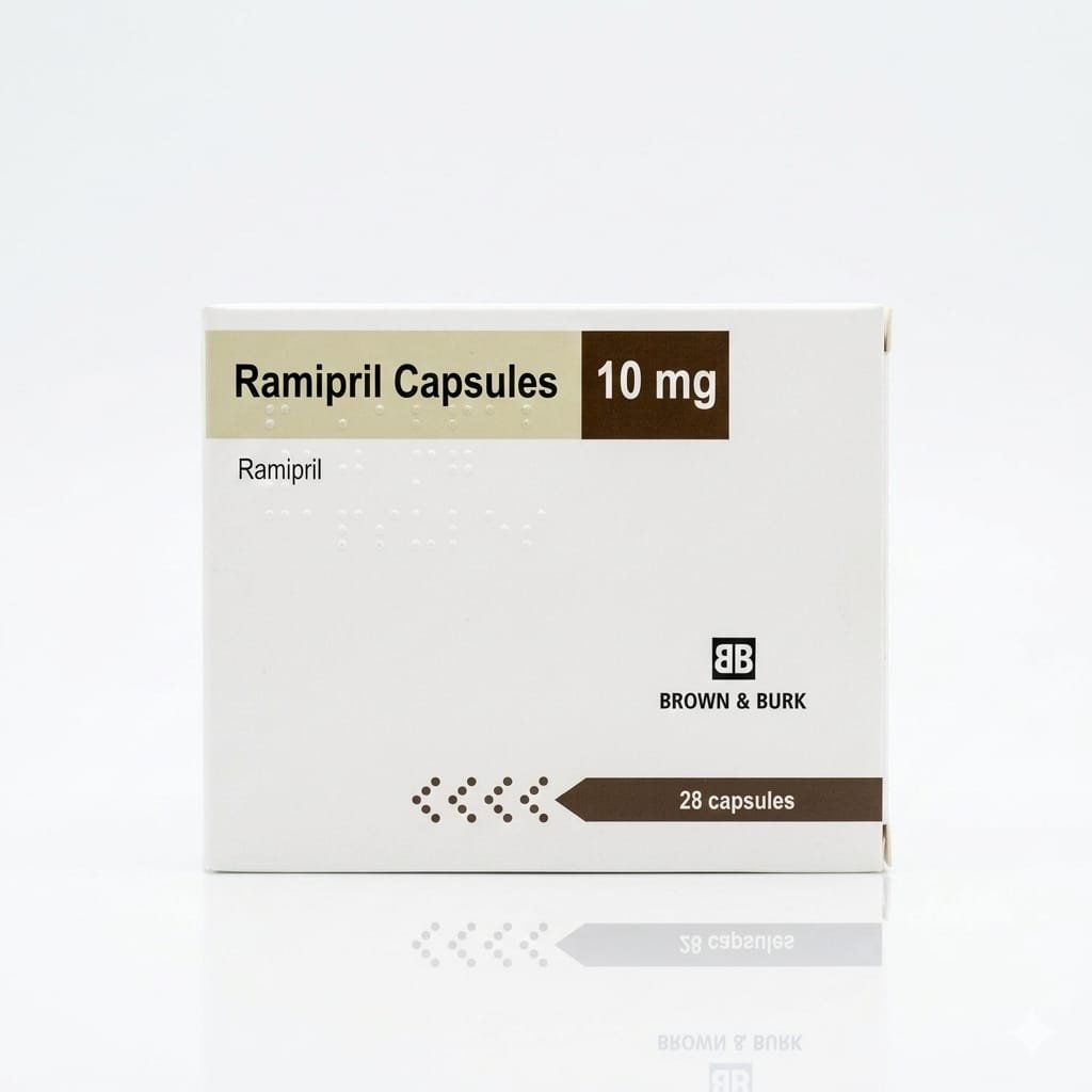 Ramipril 10mg - 28cp - Brown & Burk