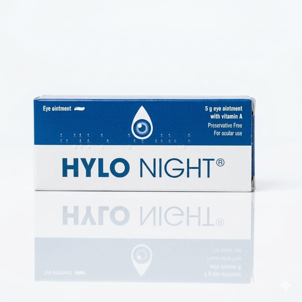 Hylo Night Eye Ointment with Vitamin A - 5gm