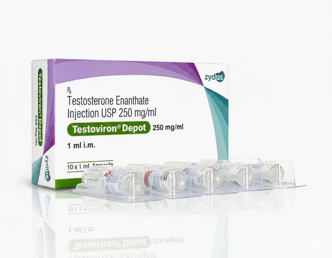 Test E 250mg/ml - 10 x 1ml amps - Zydus - Pharma Grade