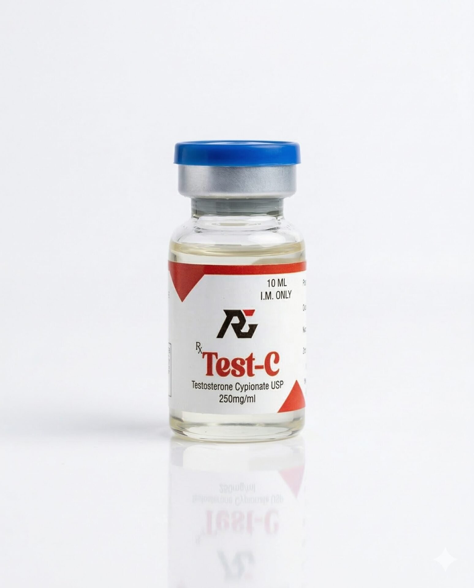 Test C 250mg/ml - 1 x 10ml vial - RG Pharma - Analiza Bialek Certified