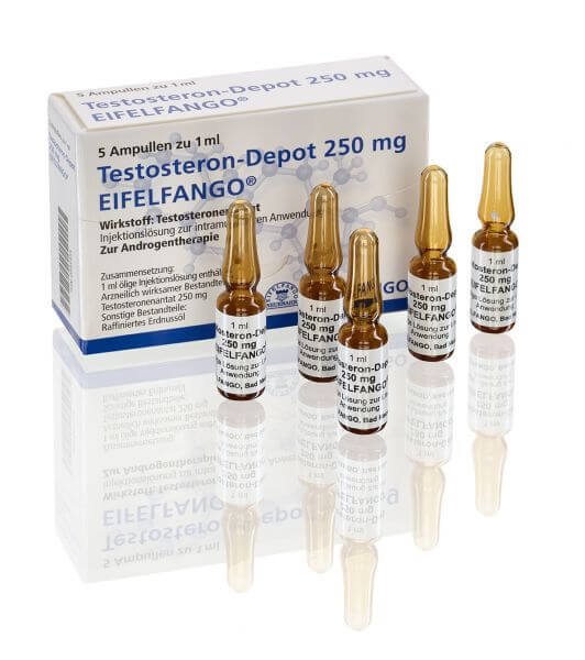 Test E 250mg/ml – 5 × 1ml Amps – Eifelfango - Pharma Grade