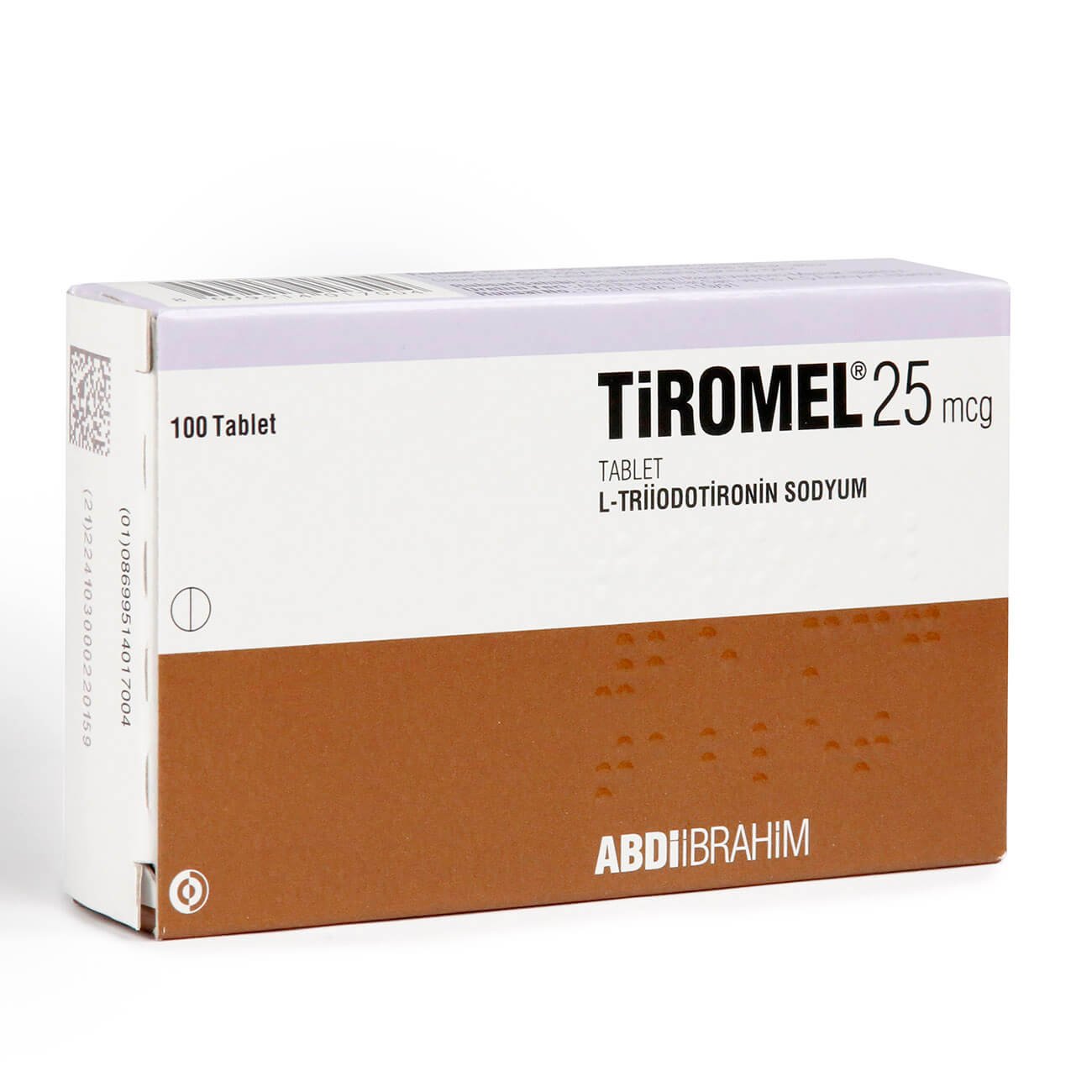 Tiromel T3 25mcg Tablets – 100 Tablets | Abdi Ibrahim