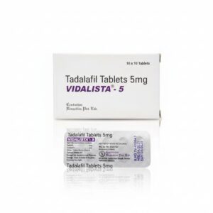Tadalafil 5mg (Vidalista) – 10 Tablets by Centurion Remedies | ED Medication