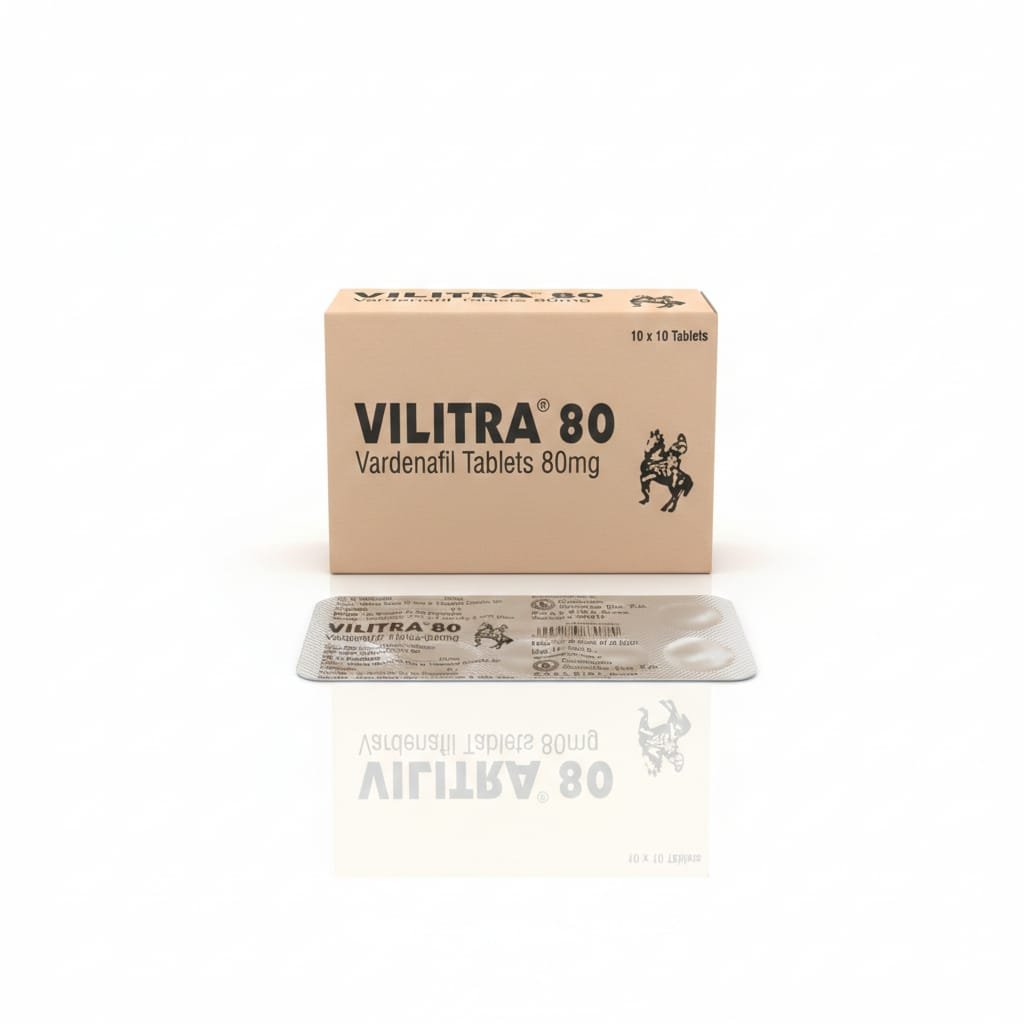 Vardenafil 80mg – 10 Tablets – Vilitra by Centurion Remedies