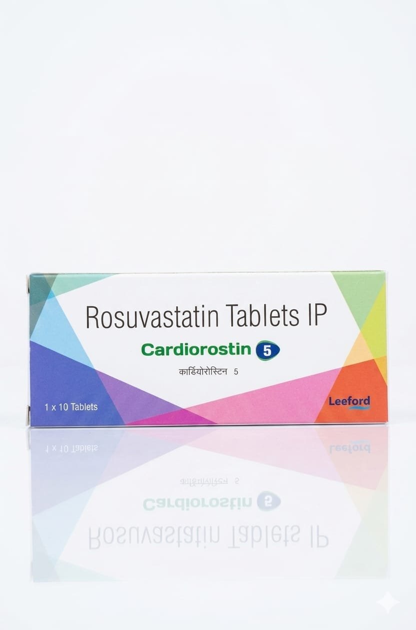 Rosuvastatin 5mg - 1 x 10tb - Leeford