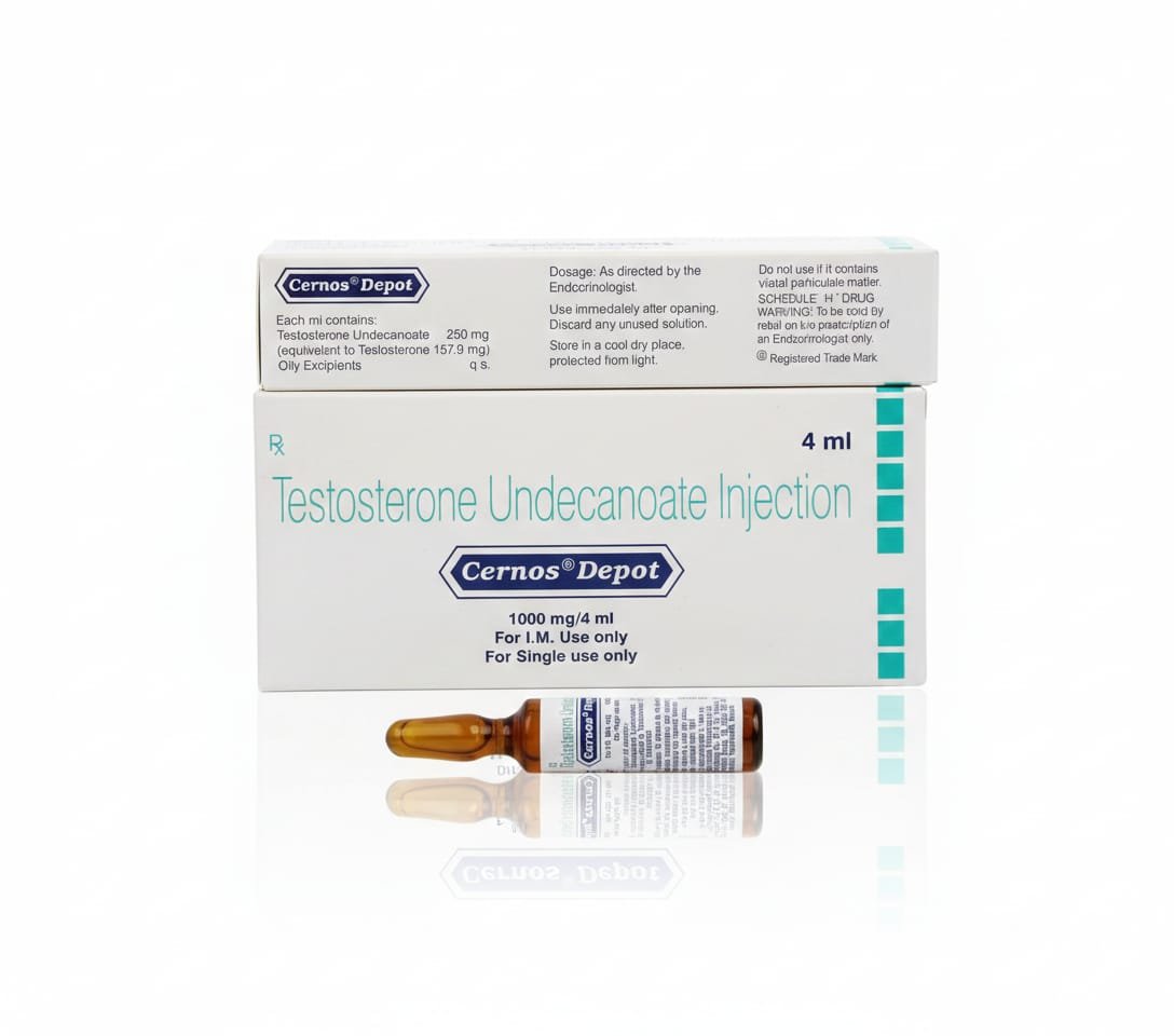 Test Undecanoate 1000mg/4ml - 1 x 1ml amp - Sun Pharma