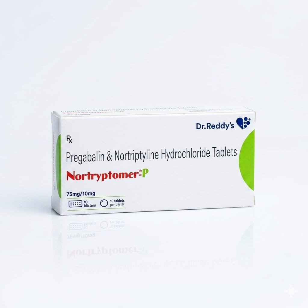 Nortryptomer-P 75mg/10mg - 1 x 10tb - Dr Reddy