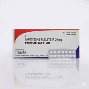 Famotidine 20mg - 1 x 28tb - Cadila Pharma