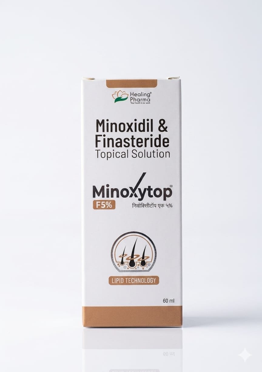 Minoxidil & Finasteride Solution F5% - 1 x 60ml - Healing Pharma