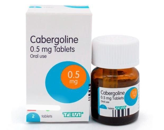 Cabergoline  0.5mg x 8 tablets Teva
