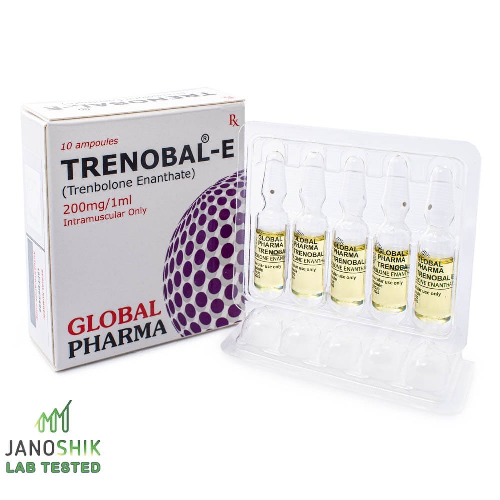 Tren E 200mg/ml – 10 × 1ml Amps – Global Pharma