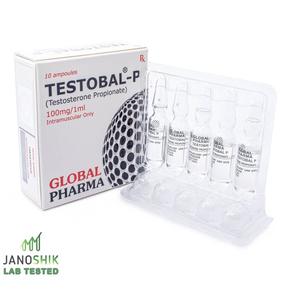 Test P 100mg/ml – 10 × 1ml Amps – Global Pharma